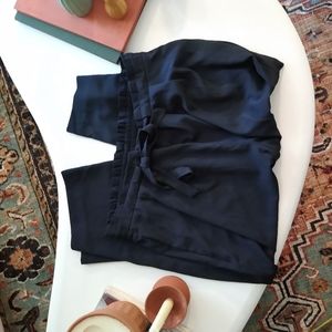 Paper Bag Waist Flowy Culottes